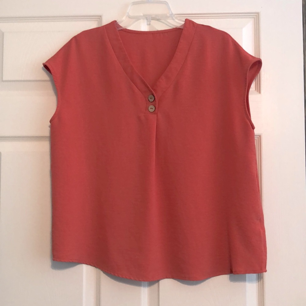 Burnt Orange Women’s Blouse XL